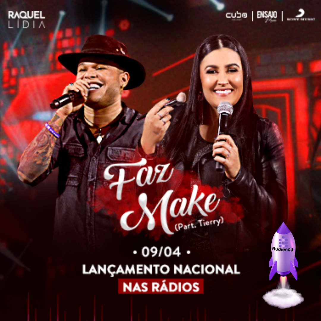 Raquel Lídia, Tierry e o lançamento nacional do hit "Faz Make"