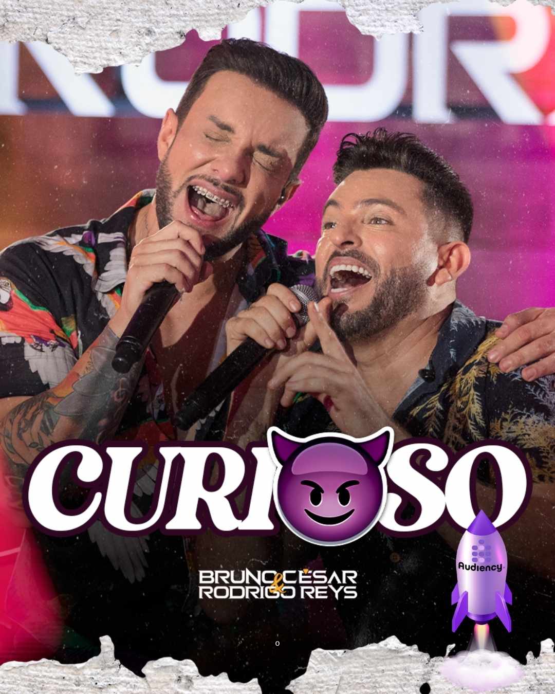 Bruno César e Rodrigo Reys lançam "Curioso" nas rádios do Brasil