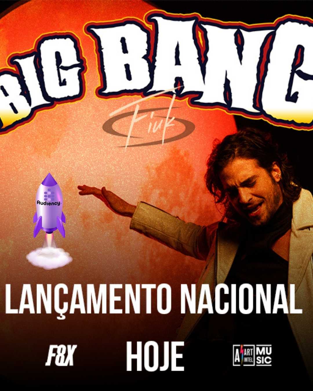 Fiuk lança "Big Bang" nas rádios do Brasil com Audiency